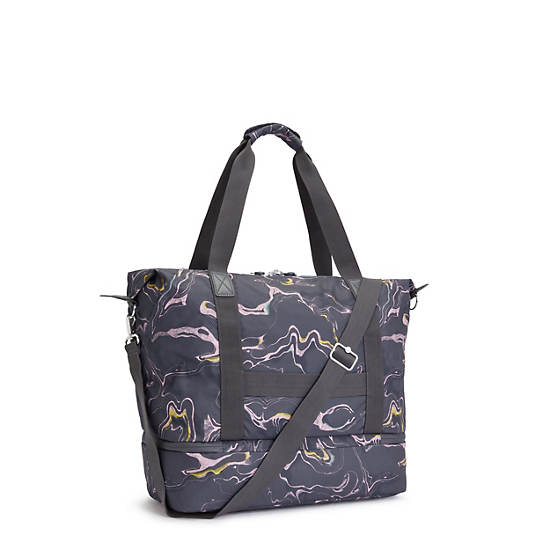 Kipling Art M Weekender Printed Toteväska Grå | SE 1457VR